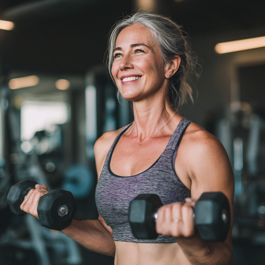 Усмихнат български мъж на средна възраст готви здравословна храна в модерна кухня, заобиколен от пресни зеленчуци и плодове